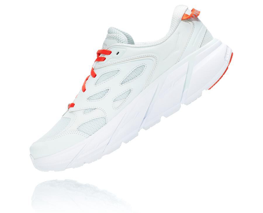 Hoka One One Koşu Ayakkabısı Erkek Mavi/Kırmızı - Clifton L - OP6320851